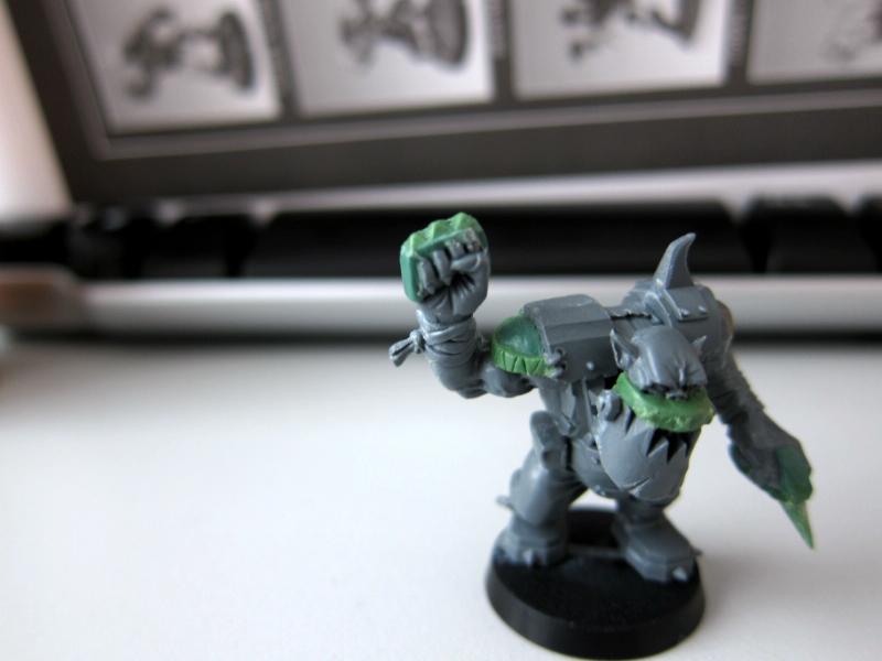Black Orc Blocker, Blocker, Blood, Blood Bowl, Bowl, Orc Team, Orcs, Team, Work In Progress