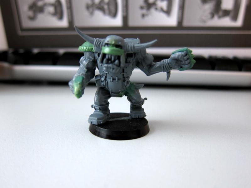 Black Orc Blocker, Blocker, Blood, Blood Bowl, Bowl, Orc Team, Orcs, Team, Work In Progress