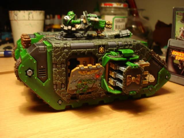 Land Raider, Salamanders, Space Marines, Warhammer 40,000