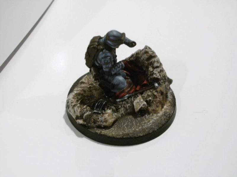 did the base and face today.. though I may redo the face