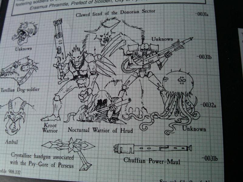 Concept, Copyright Games Workshop, Enslaver, Hurd, Kroot, Necrons