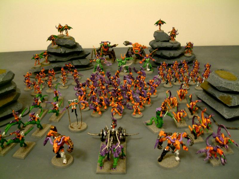 Army, Chaos, Daemonettes, Daemons, Fiends, Furies, Green, Keeper, Orange, Princes, Secrets, Slaanesh