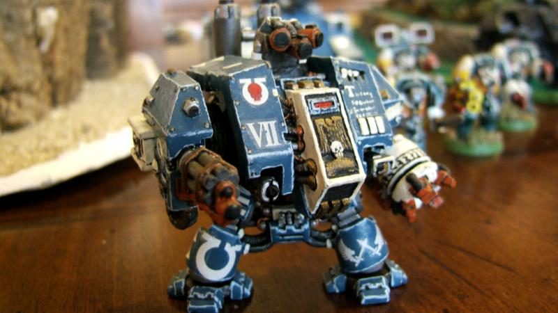 Army, Dreadnought, Space Marines, Ultramarines, Warhammer 40,000