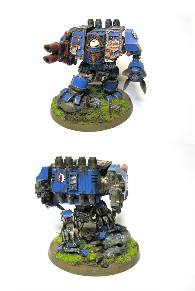 Dreadnought, Forge World, Space Marines, Ultramarines, Warhammer 40,000
