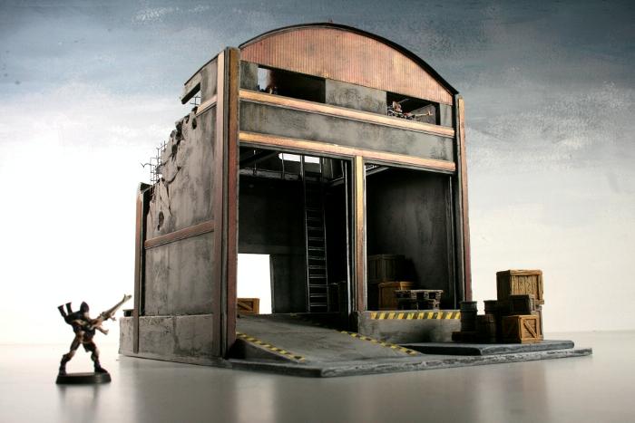 Cities Of Death, Industrial, Objective Marker, Ruins, Scratch Build, Supplies, Terrain, Urban, Warehouse