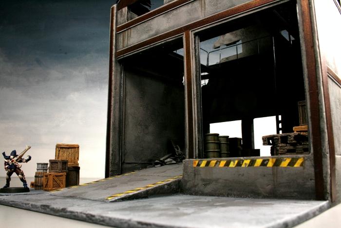Cities Of Death, Industrial, Objective Marker, Ruins, Scratch Build, Supplies, Terrain, Urban, Warehouse