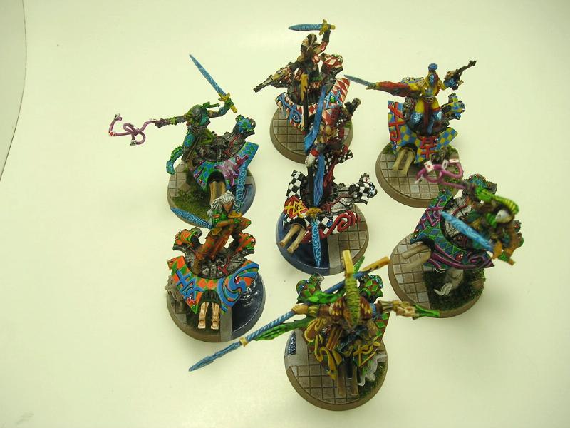 Eldar, Harlequins, Jetbike, Warlock