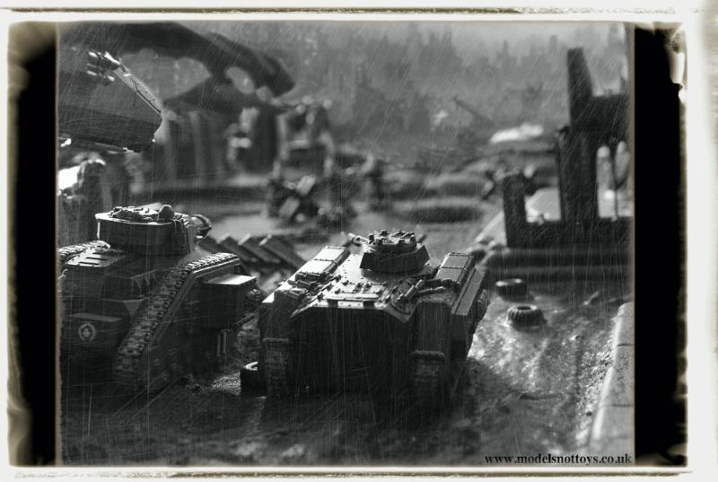 Black And White, Chimera, Imperial Guard, Leman Russ, Real Photo