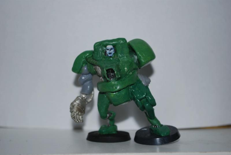 I like how this guy is shaping up but the plasma gun in his chest had to go not sure what to replace it with yet
