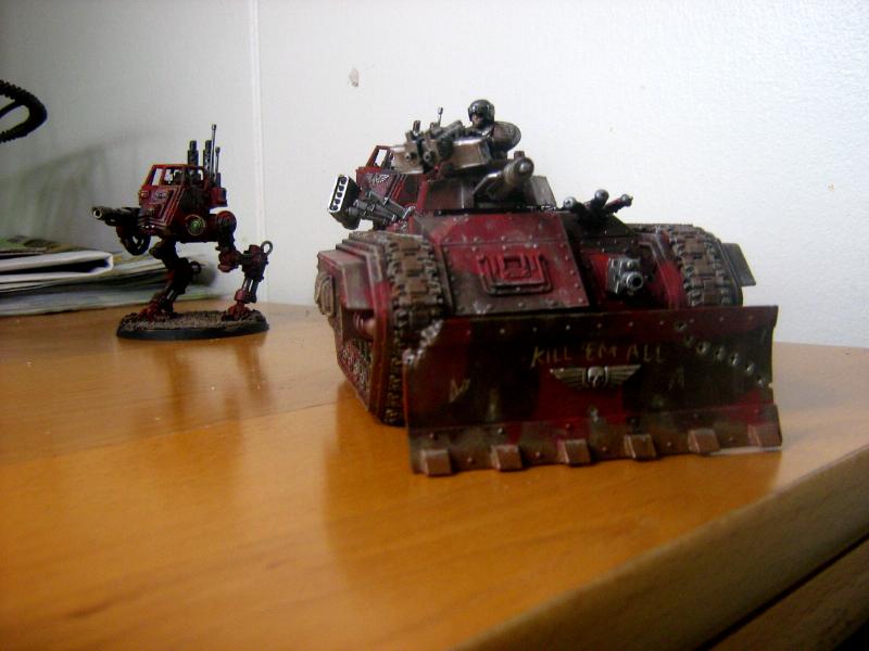 Battle Damage, Cadians, Chimera, Imperial Guard