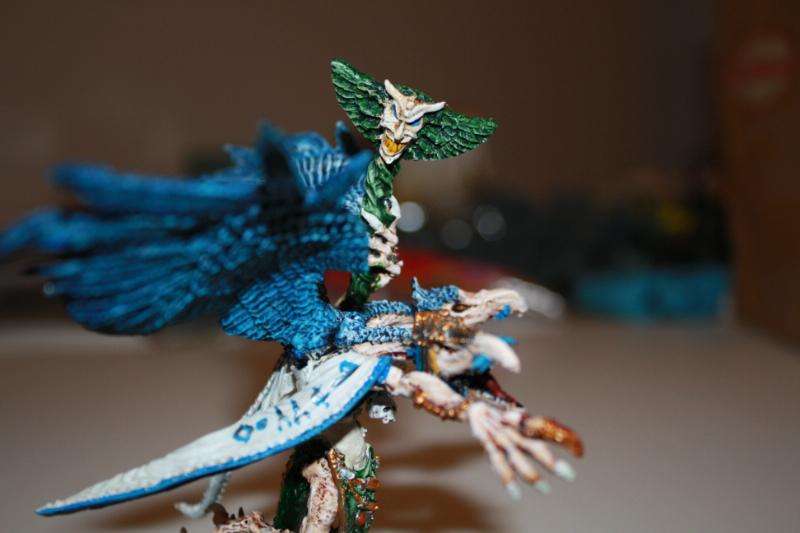 a shot of the staff