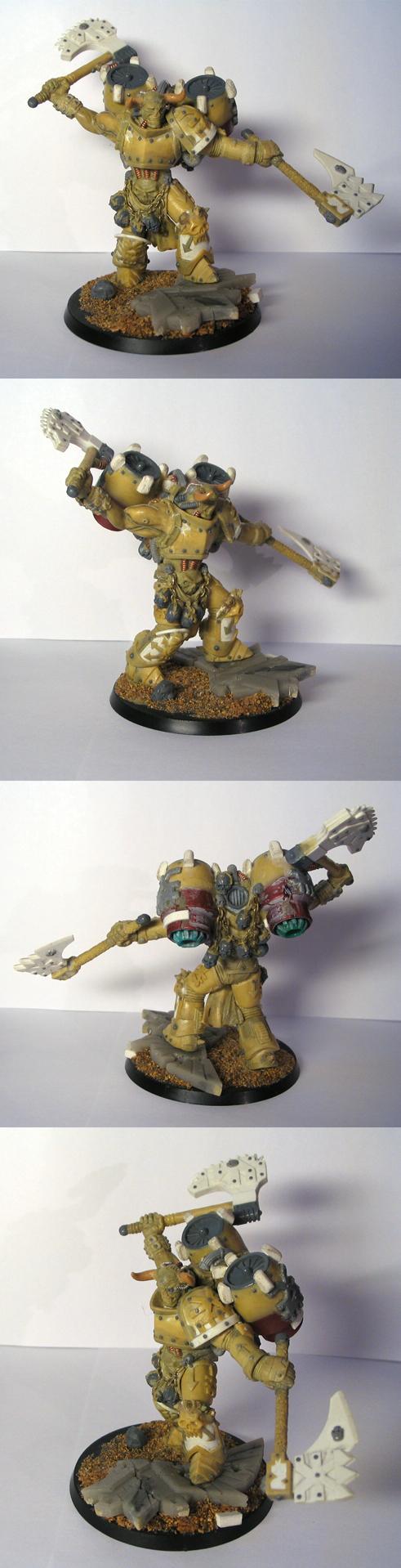 Chaos Space Marines, Conversion, Daemon Prince, Scratch Build, Sculpting, World Eaters
