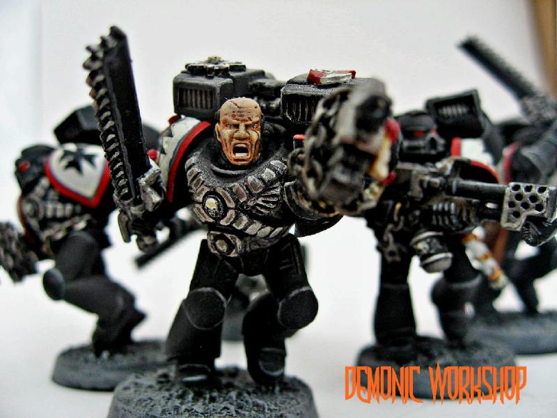 Army, Artwork, Black Templars, Demonic Workshop, Space Marines, Warhammer 40,000