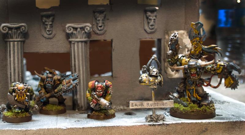 Orks, Warboss, some boyz