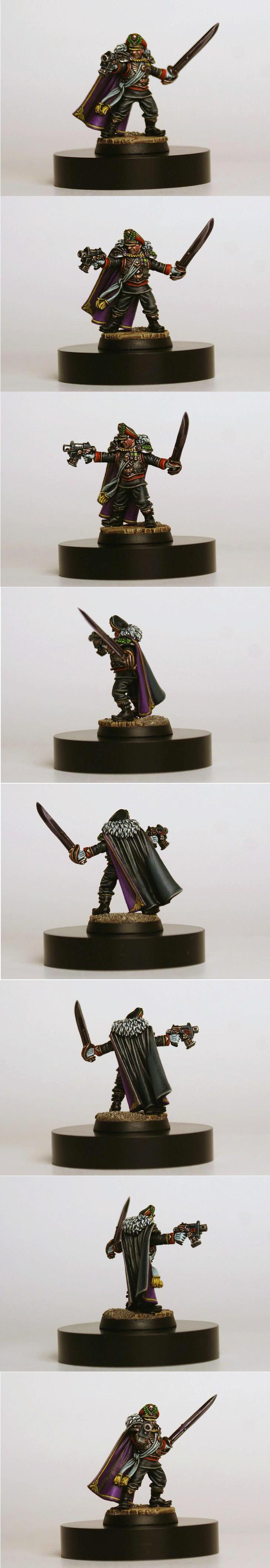 Commissar, Detail, Freehand, Imperial Guard, Layering, Lord Commissar