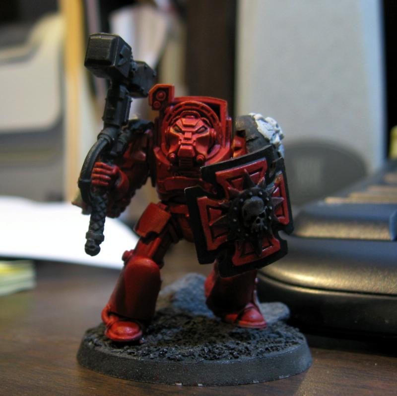 Blood Angels, Flesh Tearers, Terminator Armor, Thunder Hammers, Warhammer 40,000, Work In Progress