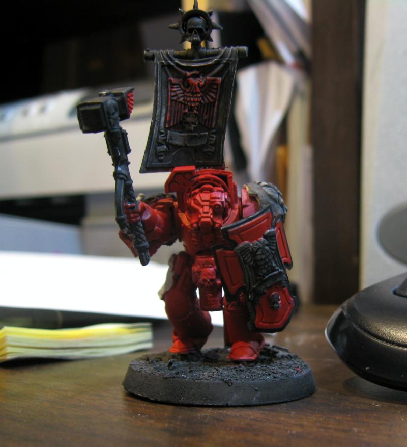 Blood Angels, Flesh Tearers, Terminator Armor, Thunder Hammers, Warhammer 40,000, Work In Progress