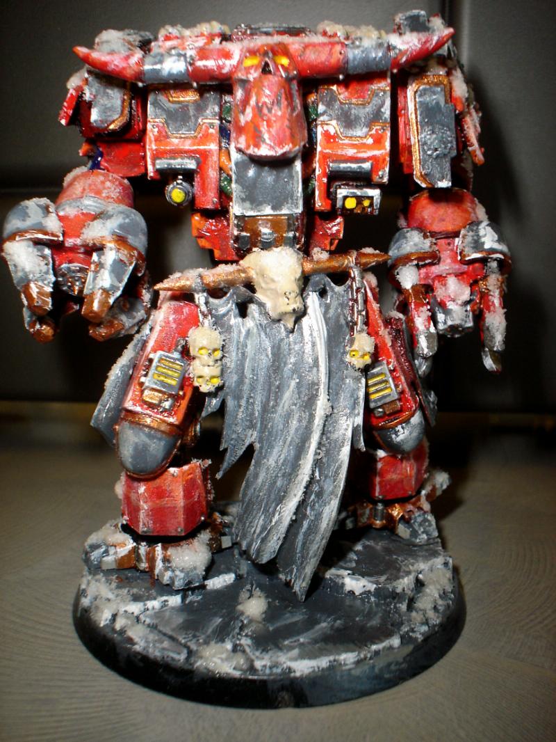 Chaos, Conversion, Deff Dread, Khorne, Orks, Warhammer 40,000