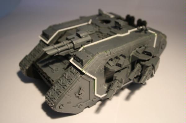 Twin-Linked Assault Cannon Assembly 40K Space Marines Land Raider