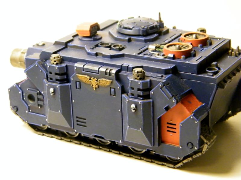 Crimson Fist, Crimson Fists, Space Marine Vindicator, Space Marines, Tank, Vindicator