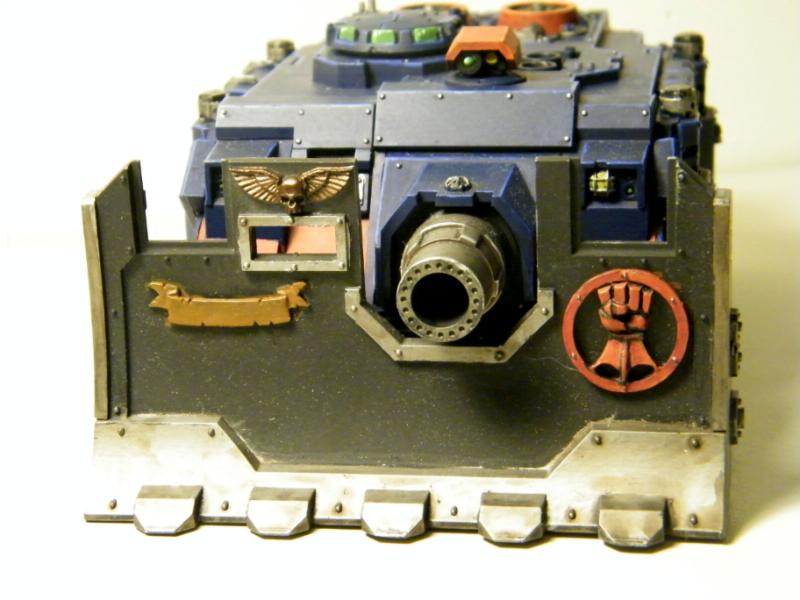Crimson Fist, Crimson Fists, Siege Shield, Space Marine Vindicator, Space Marines, Tank, Vindicator