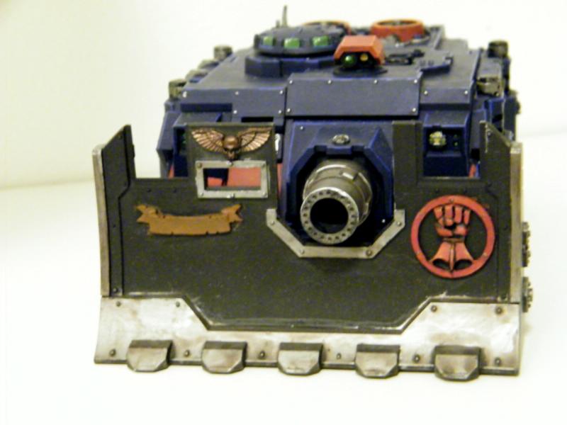 Crimson Fists, Siege Shield, Space Marine Vindicator, Tank, Vindicator