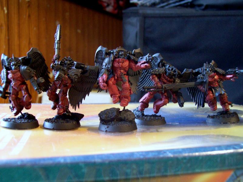 Blood Angels, Flesh Tearers, Resin Bases, Sanguinary Guard