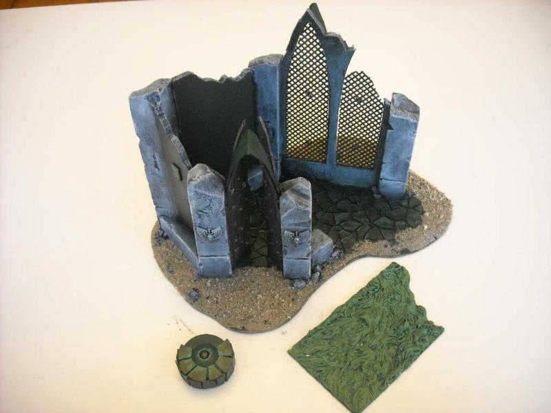 40k Terrain, Chapel, Dark Angels, Dark Angels Terrain, Konflikt Terrain, Terrain, Warhammer 40,000