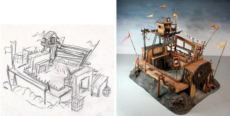 Arena, Duel, Orks, Space Ork, Squigs, Terrain