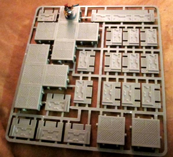 Space Hulk Ship Card Floor Corridor 5 Tile 