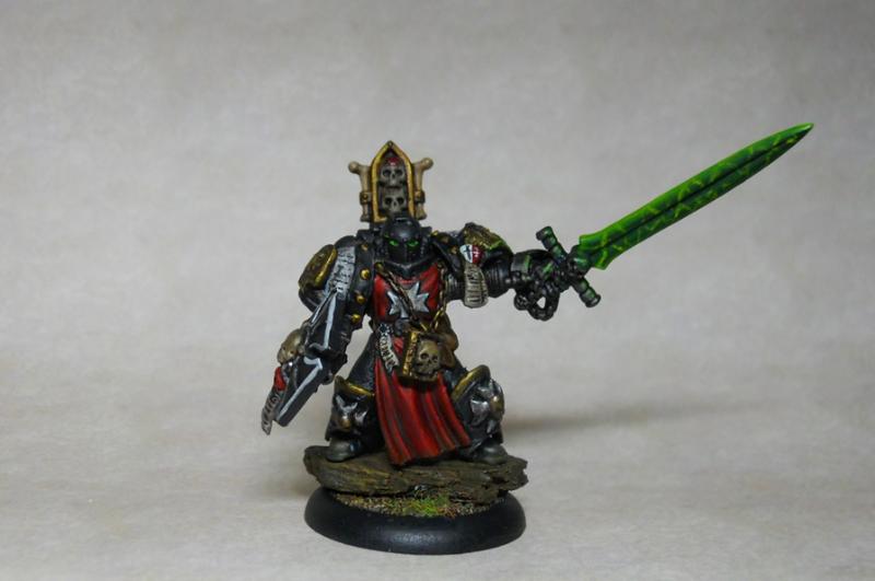 Black Templars, Command Squad, Conversion, Force Weapon, Storm Shield