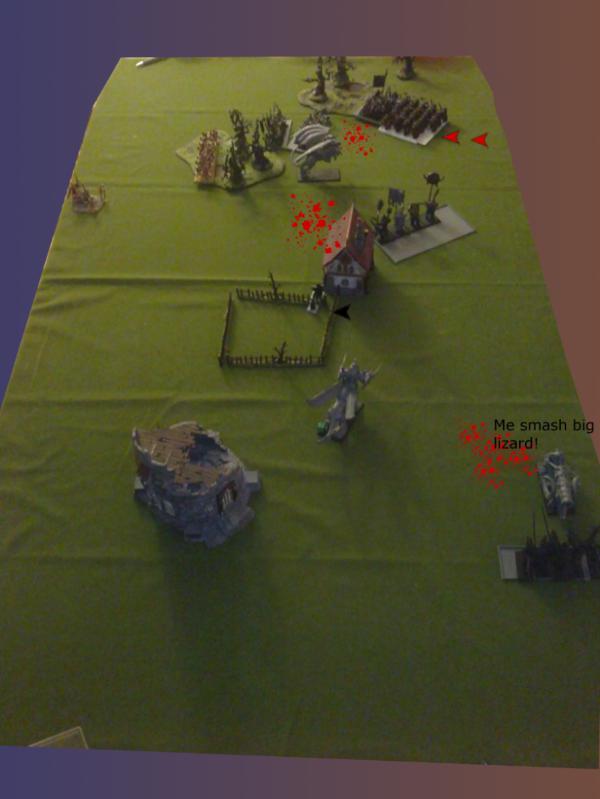 Battle Report, Dark Elves, Ogre Kingdoms, Tomb Kings, Warriors Of Chaos