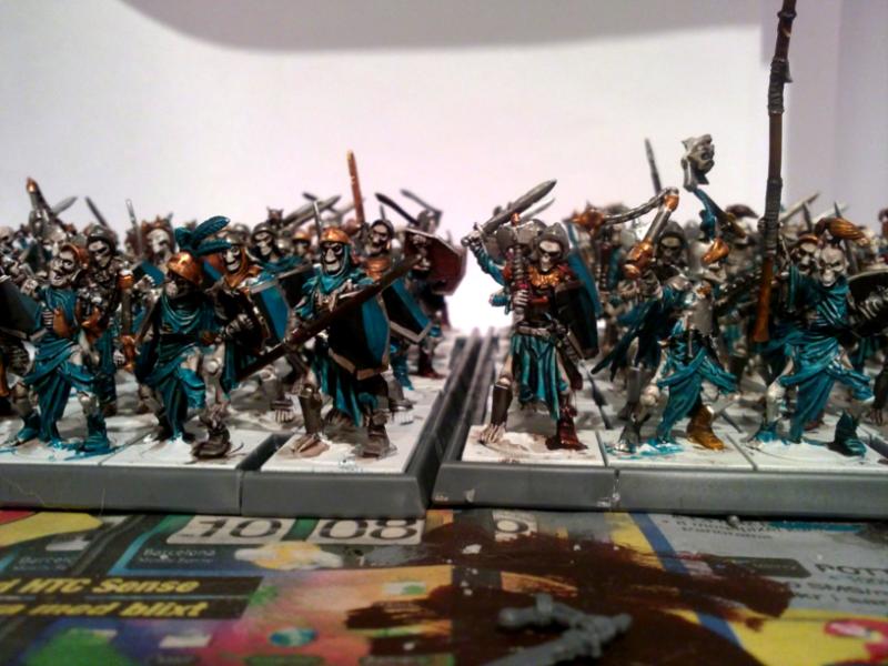 Horde, Mantic Games, Painted, Skeletons