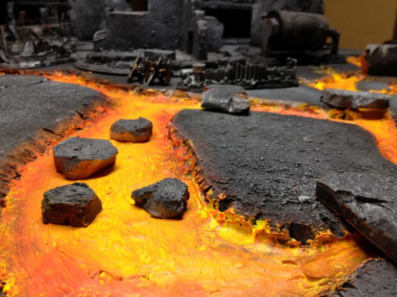 Board, Lava, Terrain - lava terrain board - Gallery - DakkaDakka