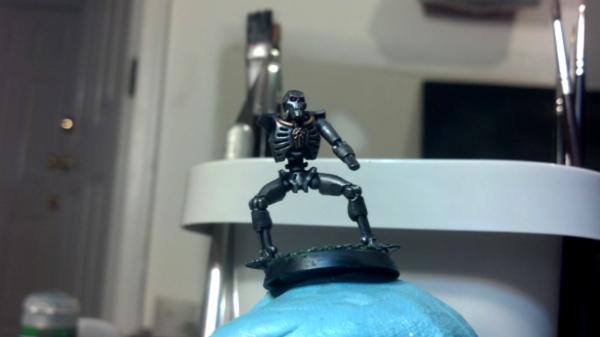 Gold, Immortals, Necrons, Warhammer 40,000, Work In Progress - Step 2: Vallejo  Air Gold - Gallery - DakkaDakka