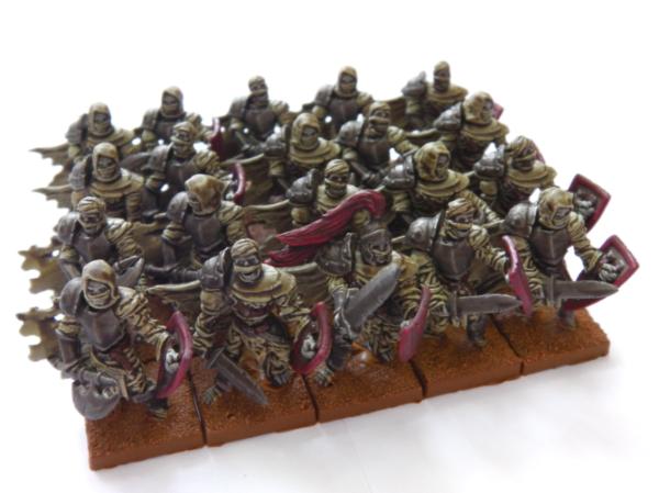 CRAWLING OUT OF GROUND BASE KINGS OF WAR UNDEAD BITS SKELETON TROOPS 