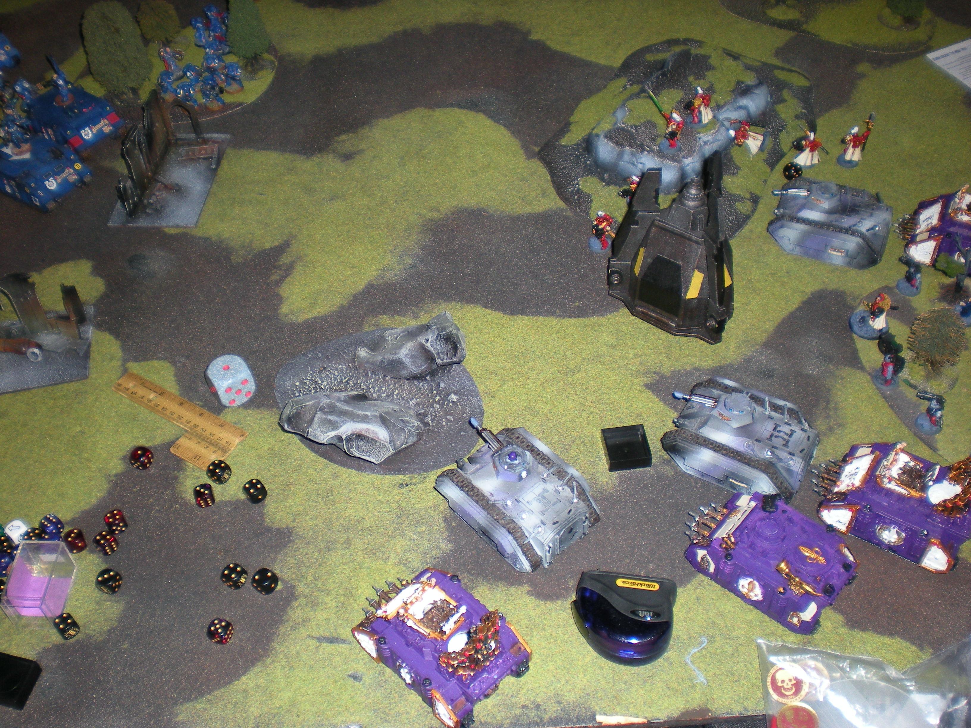 Battle Report, Space Marines, Witch Hunters