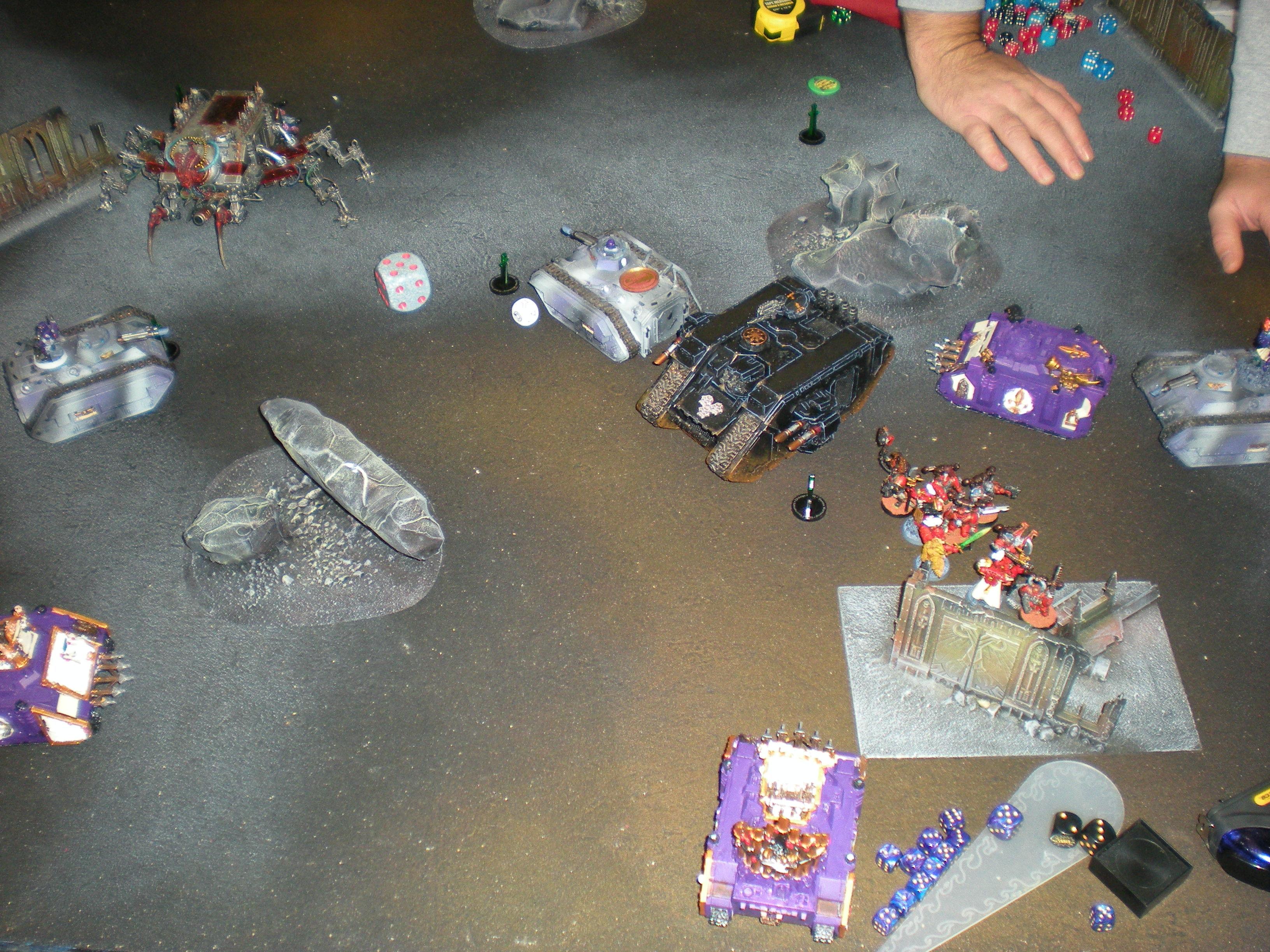 Battle Report, Chaos Space Marines, Imperial Guard, Terrain