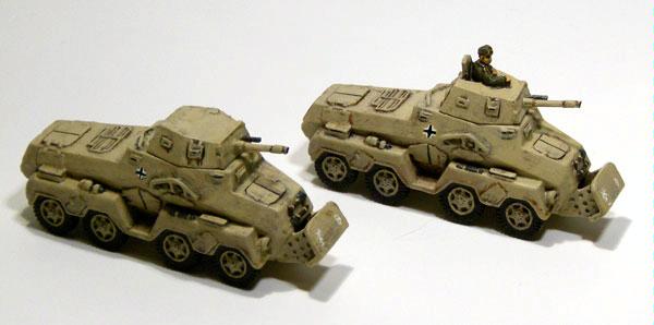 15mm, 8-rad, Afrika Korps, Armored Car, Battlefront, Flames Of War, Germans, Historical, Recon, World War 2