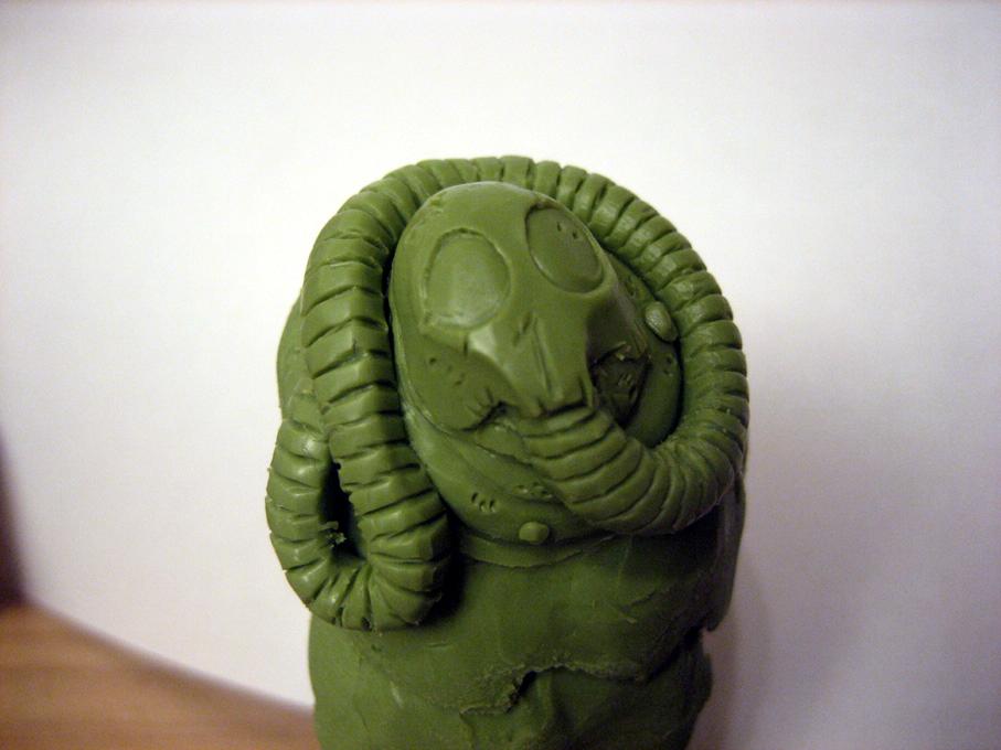 Bust, Greenstuff, Nurgle, Sculpting, Warhammer 40,000, Work In Progress
