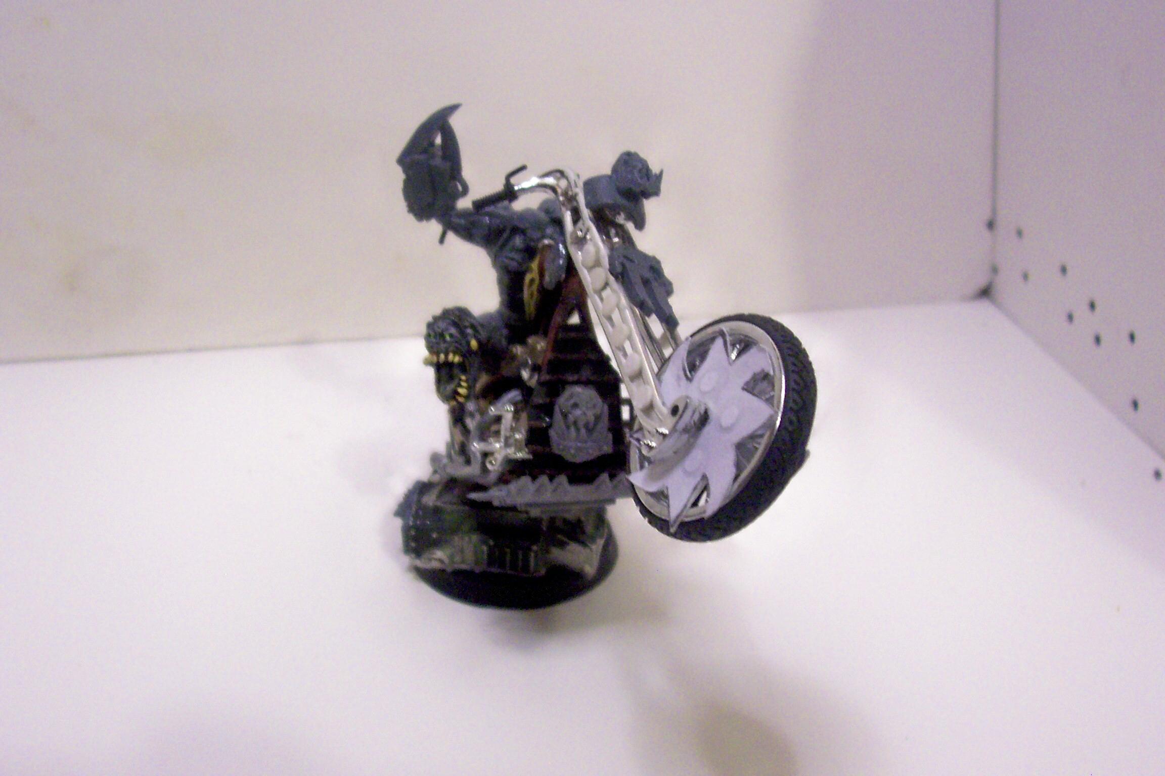 Bike, Conversion, Orks, Warboss, Warhammer 40,000, Work In Progress