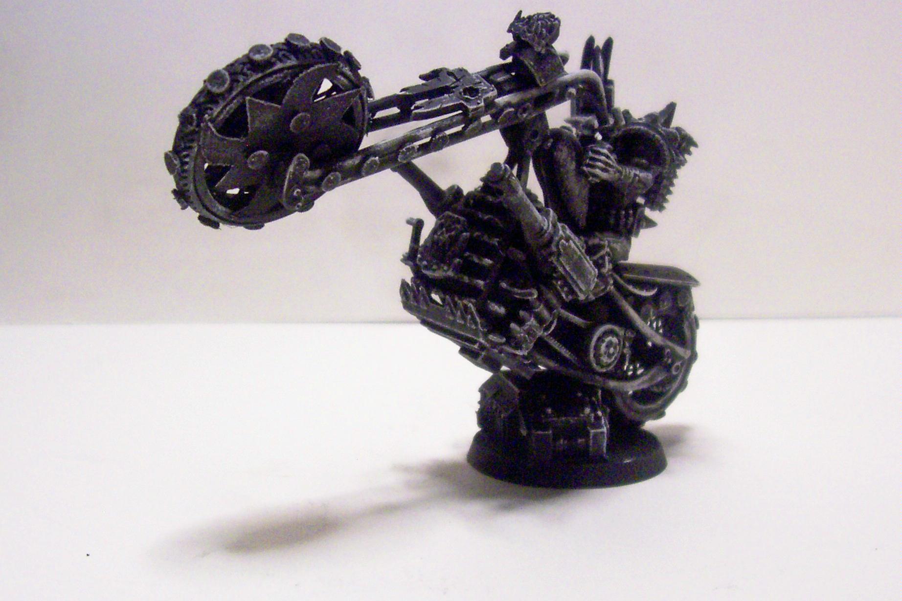 Bike, Conversion, Drybrush, Orks, Toy, Warboss, Warhammer 40,000