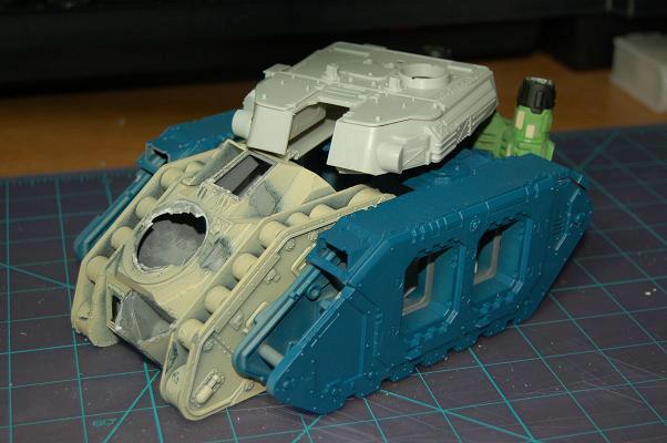 Battlewagon, Conversion, Orks, Warhammer 40,000, Work In Progress