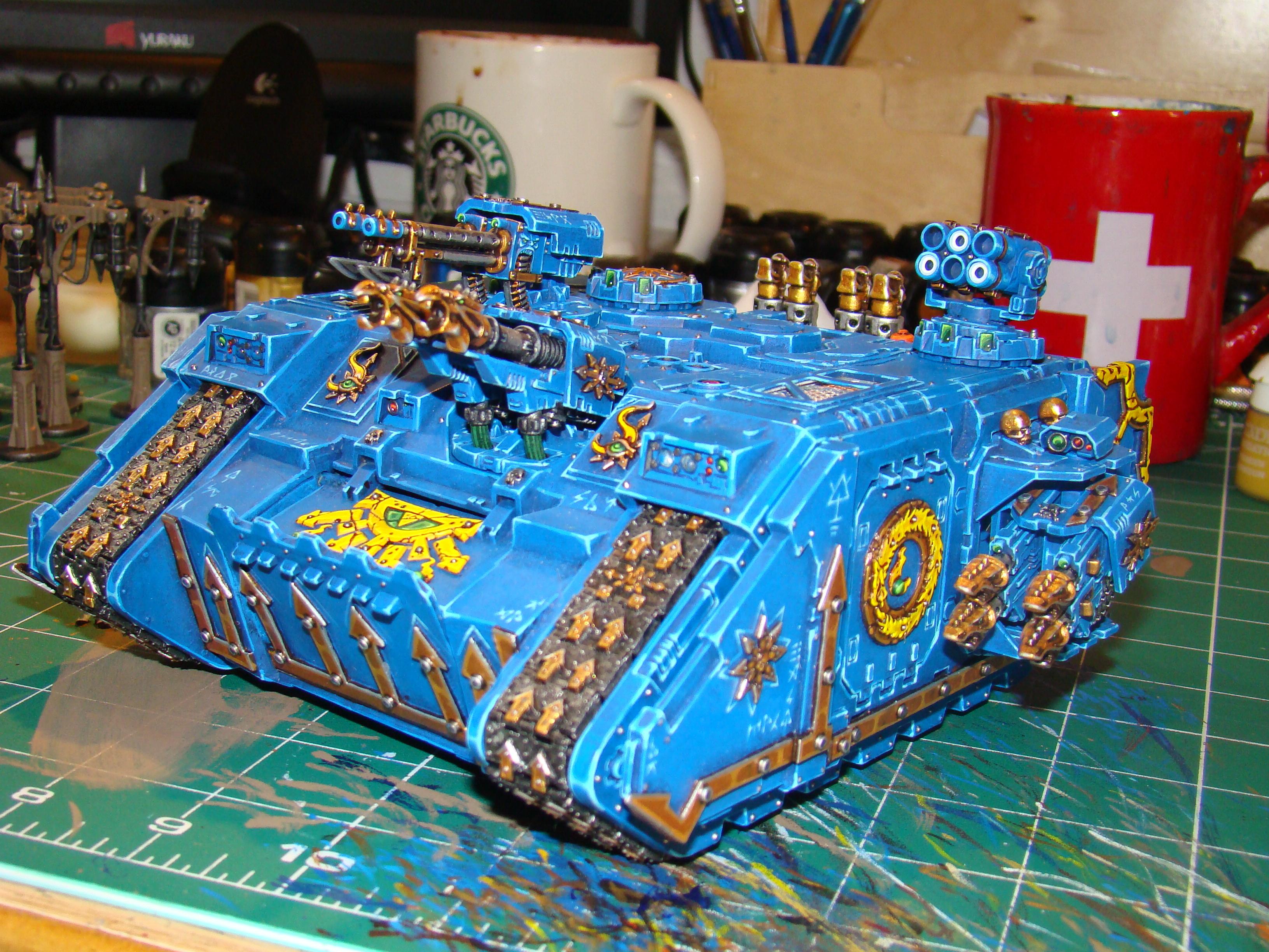 Chaos, Chaos Space Marines, Conversion, Cut'n'shut, Kitbash, Land Raider, Tank, Thousand Sons, Tzeentch, Vehicle, Warhammer 40,000
