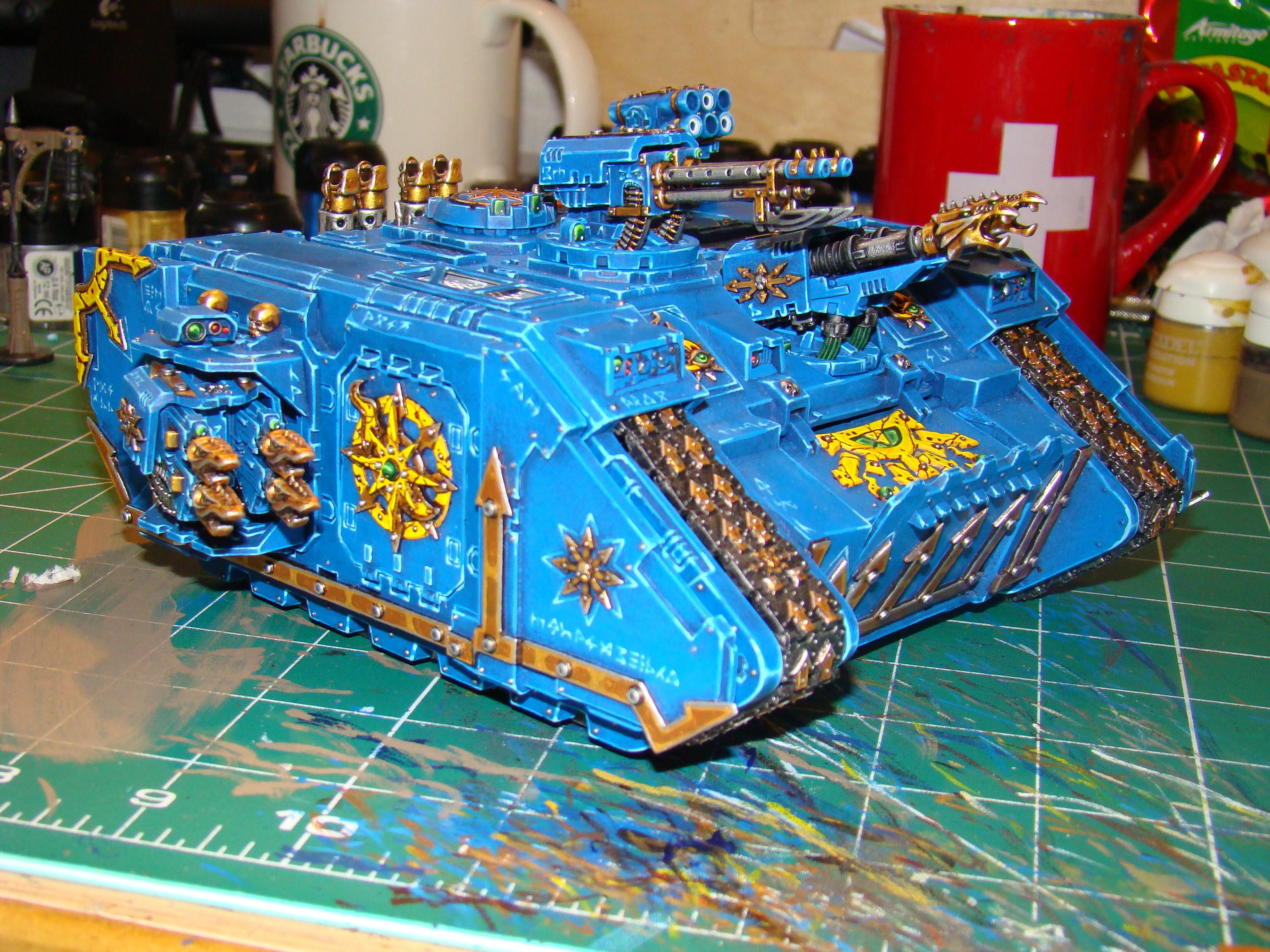 Chaos, Chaos Space Marines, Land Raider, Tank, Thousand Sons, Tzeentch, Vehicle, Warhammer 40,000