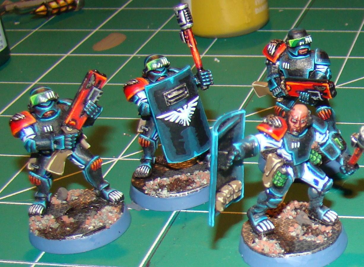 Adeptus Arbites, Edging, Infantry, Warhammer 40,000, Witch Hunters
