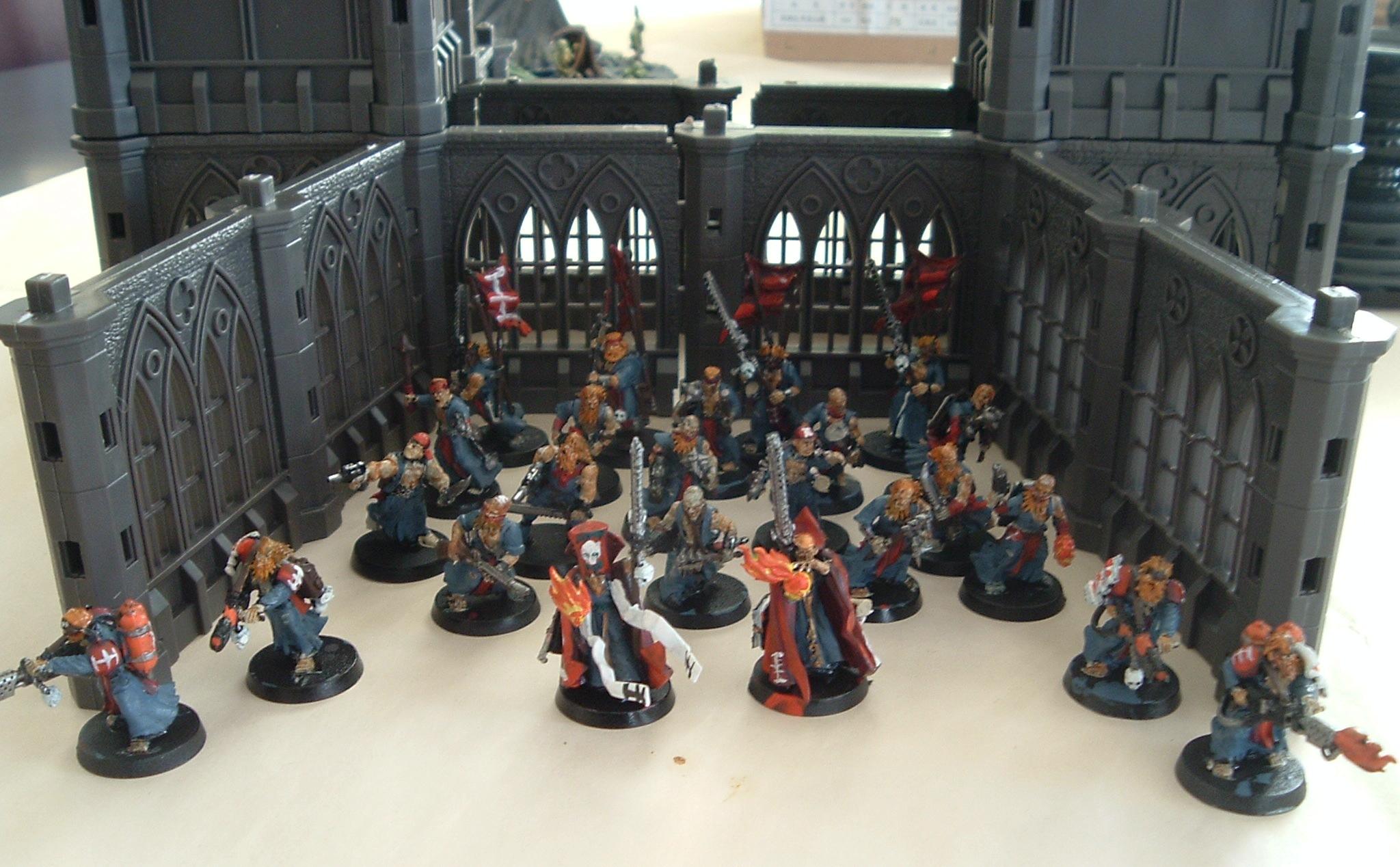 Conversion, Flagellents, Frateris Militia, Group, Imperial Guard, Inquisition, Warhammer 40,000, Zealots