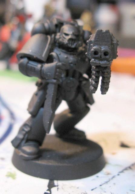Conversion, Primered, Space Marines, Storm Bolter, Warhammer 40,000