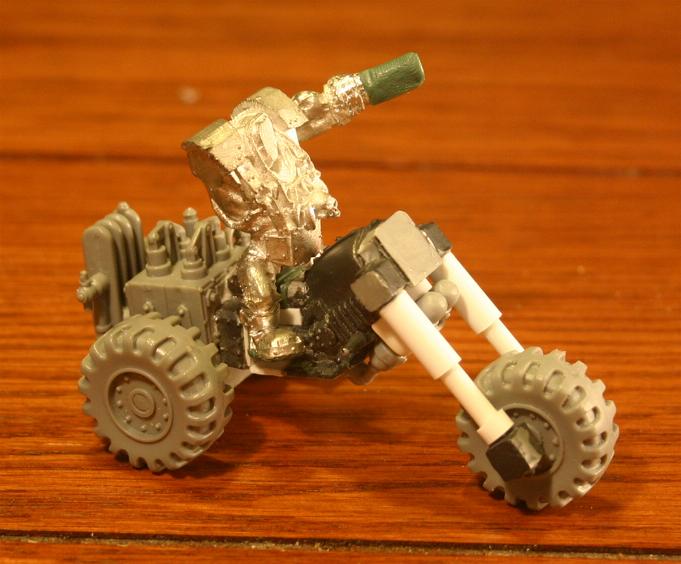 Bike, Conversion, Nob, Orks, Trike, Warhammer 40,000, Work In Progress