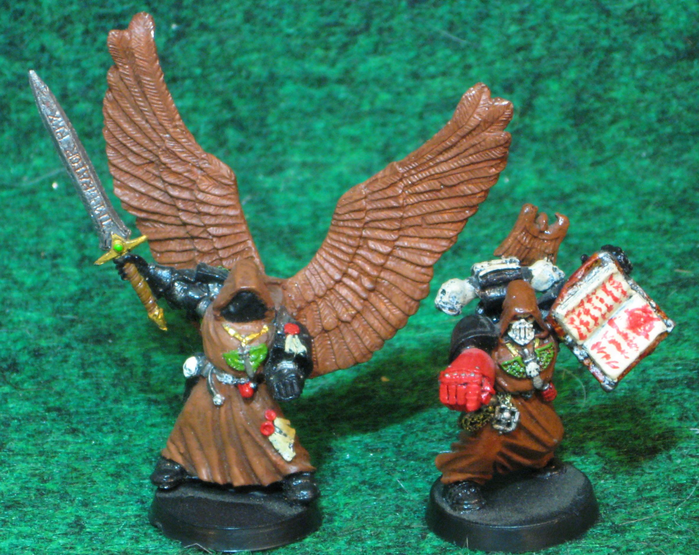 Angel, Character, Conversion, Dark Angels, Robed, Space Marines, Warhammer 40,000, Winged